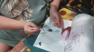 Как сделать крапинки в тонировке цветов? Всё просто