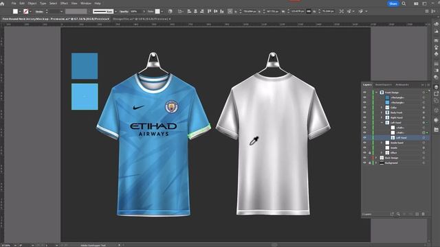 Free Premium Soccer Jersey (Round Neck) Mockup Template - Adobe illustrator смотреть онлайн