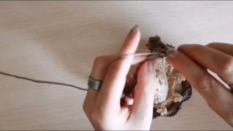 Салфетка "shokо"крючком. МК