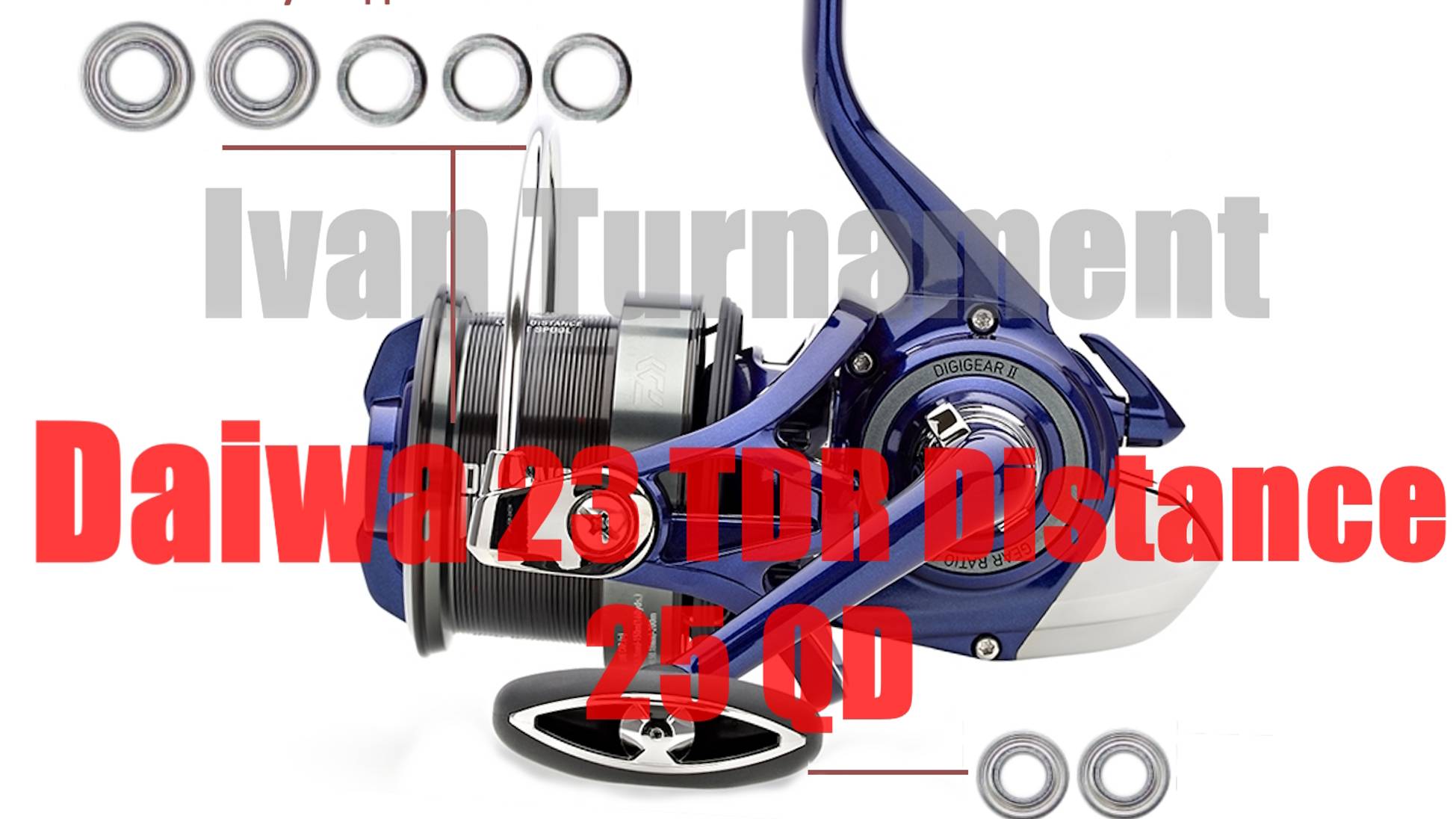 Daiwa 23 tdr distance 25qd -полный тюнинг
