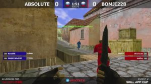 Absolute -vs- bomji228 // Четвертьфинал нижней сетки SKILL APP CUP @kn1feTV