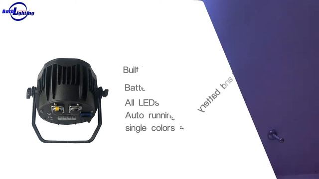 BO-S610 6*18w RGBWA+UV 6in1 LED Waterproof Battery Par Light смотреть онлайн