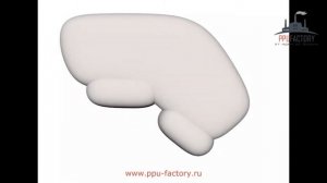 Создание 3Д модели - дизайнерская мебель ППУ