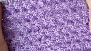 Плотный рельефный узор.