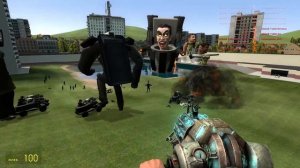 NEW GIANT MECHA SKIBIDI TOILET VS CAMERA MAN AND SPEAKER MAN AND PROJECTOR MAN BOSSES In Garry's Mo