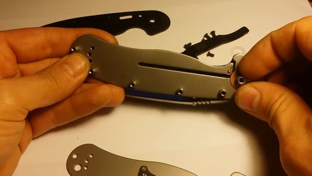 Разборка ножа Ontario Rat Folder Model 1A, сравнен