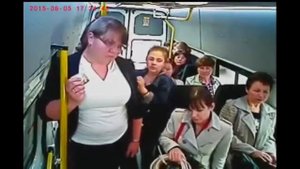 Неадекватная баба в маршрутке