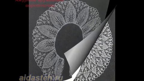 Кружевные воротнички, ажурные узоры