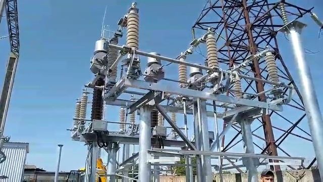 Outdoor disconnector 110 (126) kV/Разъединитель 110 (125) кВ смотреть онлайн