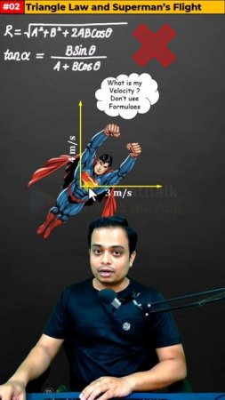 Triangle Law for VECTORS and SUPERMAN