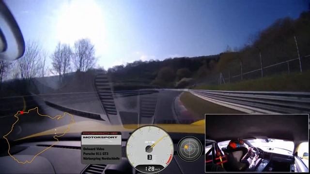 2018 Porsche 911 GT3 Nurburgring Record (Onboard Lap)