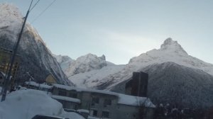 Домбай отдых горы лыжи 2016