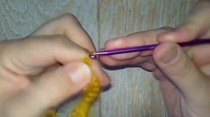 Вязание крючком  Видео урок №2, полустолбик, столбик с одним накидом