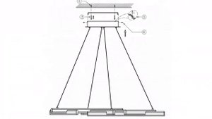 Люстра Maytoni Line MOD016PL-L75W обзор: светильник Maytoni Line MOD016PL-L75W 75 Вт, где купить