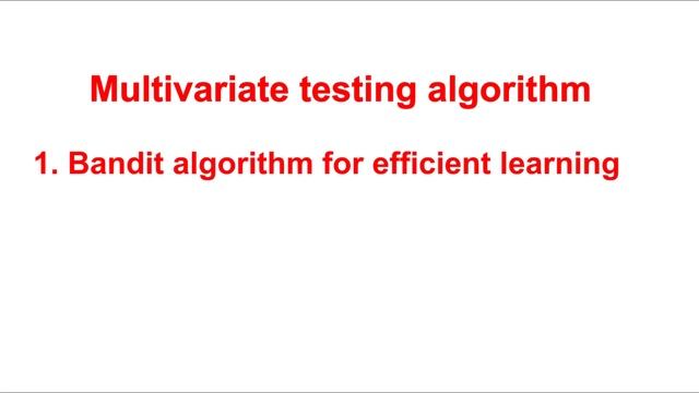 An efficient bandit algorithm for realtime multivariate optimization смотреть онлайн