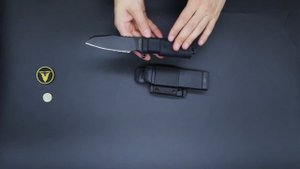 Нож Extrema Ratio Task Compact Black 1/2 Serrated 084TSKCBLR