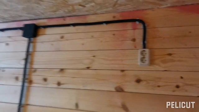 Сделали новую электропроводку на даче, город сельцо 78 квадратных метров.