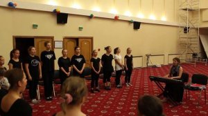 Авторские хоровые распевки: хроматика, многоголосие/choir rehearsal
