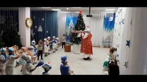 МЕШОК ДЕДА МОРОЗА. Новогодний утренник в средней группе. Детский сад "Матрёшка".