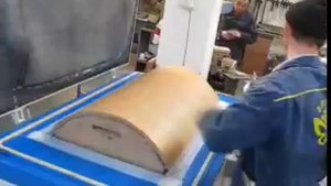 Вакуумный пресс для гнутых фасадов