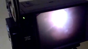 Testing of a super 8 Chinon Sound DS-300 Daylight projector (TV-projektor)