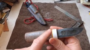 Шейный якутский нож, малый.