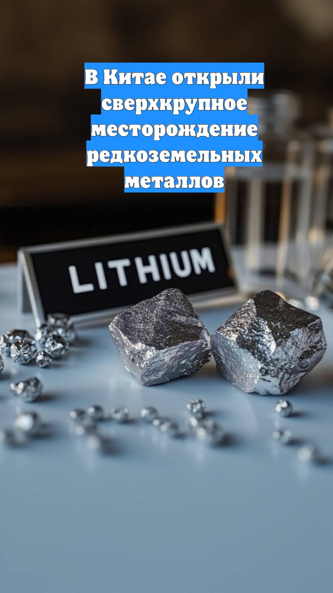 В Китае открыли сверхкрупное месторождение редкоземельных металлов