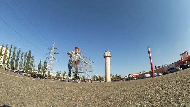 ВЛОГ ♦ Украл тележку из супермаркета смотреть онлайн