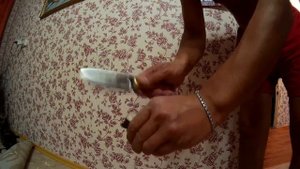 Новый нож из стали 95х18