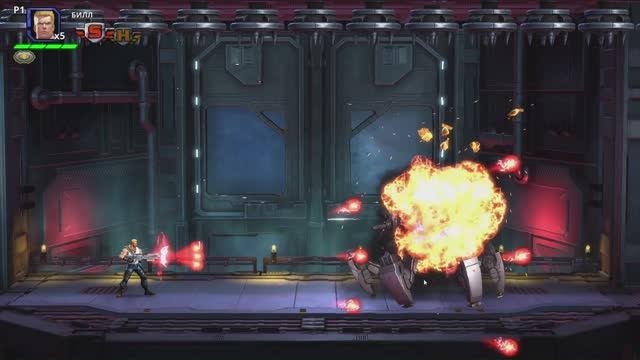 Contra Operation Galuga миссия 4. Ремейк любимой игры Денди