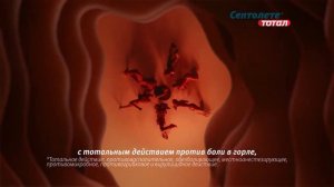 Cептолете® Тотал. Боль в горле, не устраивай шоу!