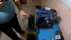 ПРОБНЫЙ НОЖ НА ГРИНДЕРЕ. НОЖ РУЧНОЙ РАБОТЫ Ч.1