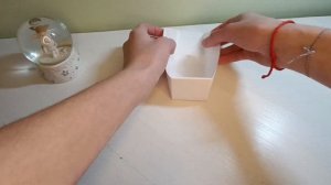 снеговик из бумаги своими руками#оригами #снеговик #зима