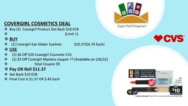 CVS Deal update 2/6-2/12 All Digital And printable deal