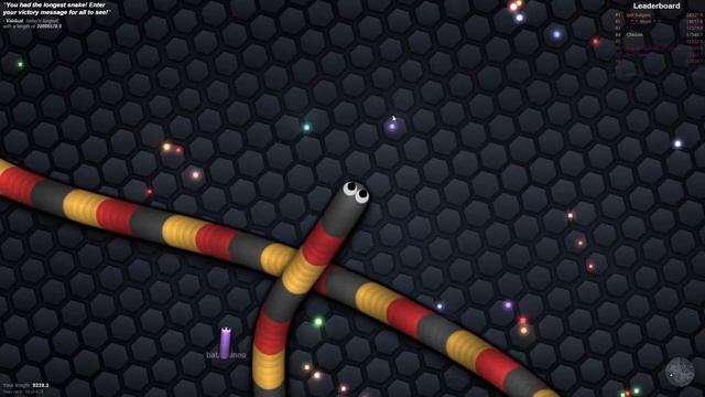 Slither.io | Первый взгляд и 30к массы | #1 смотреть онлайн