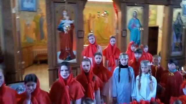 Выступление воскресной школы. Пасха 2017