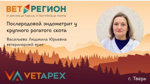 ВетРегион. Людмила Васильева-"Послеродовой эндометрит у крупного рогатого скота"