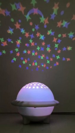 Star Projector Color-Changing Light with White Noise Soothing Sounds