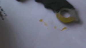 Как сделать нож керамбит из картона [#2] покраска