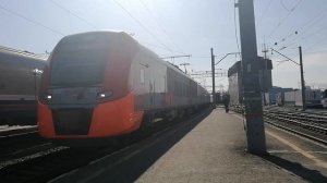 ЭС2Г-153 "Ласточка" сообщением Качканар - Екатеринбург-Пасс.