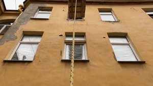 Поднимаем мешки на лебедке 200шт за 2,5 часа лучше чем пешком
