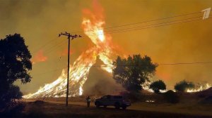 Пожар в Калифорнии разгорелся с новой силой