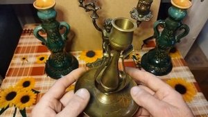 Подсвечники Бронза,керамика,латунь#hobby