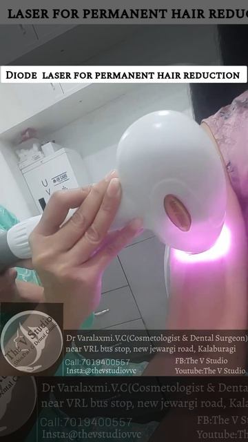 Permanent hair reduction #Diode laser смотреть онлайн