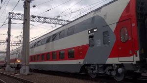 Как выглядит новый двухэтажный поезд