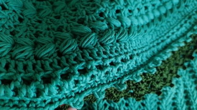 БИРЮЗОВАЯ КОФТОЧКА из ХЛОПКА.Как вязала.🧶