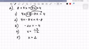 Методы решения линейных уравнений