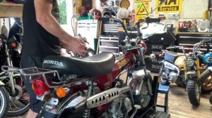 Unpacking Honda Dax ST50 - New Stock
