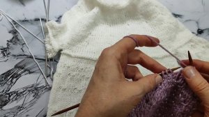 узор "Звёздочки"или "Гусиные лапки", хорошо подойдёт для вязания детских вещей.