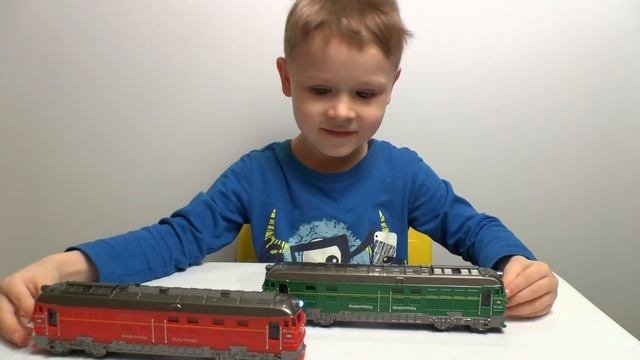 Видео про крутые поезда для детей - новые игрушки для мальчиков